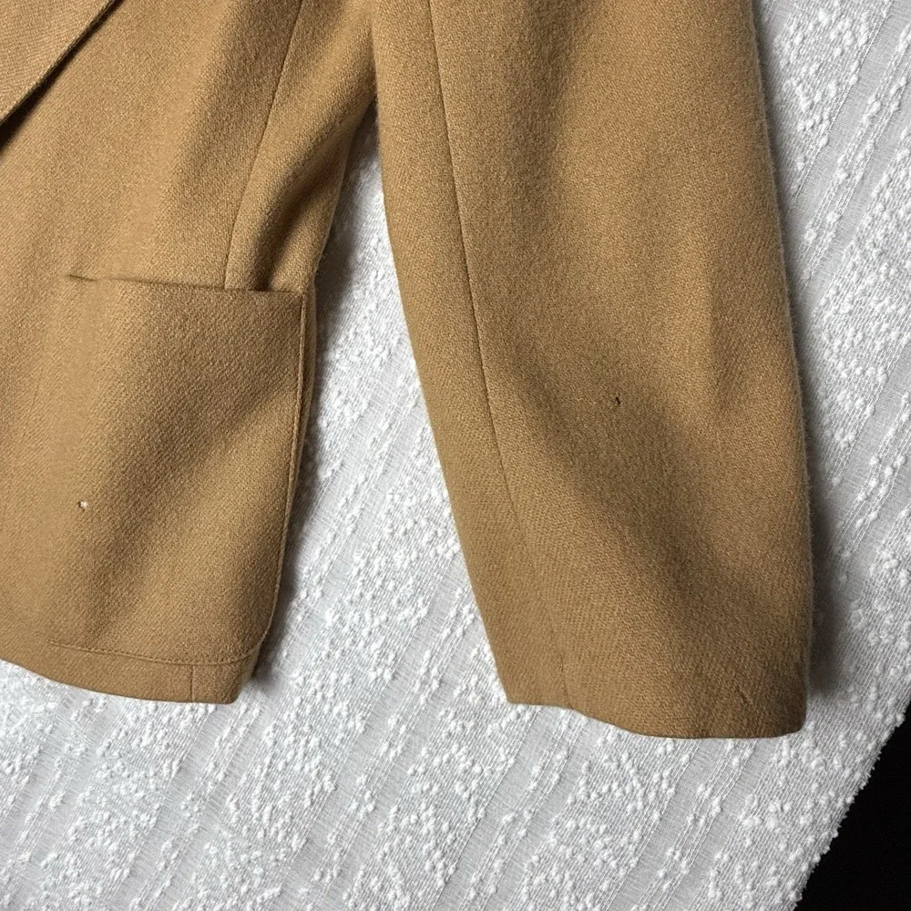 VTG Devon Womens Pure Wool‎ Blazer Size 12 Equestrian Career Minimalist